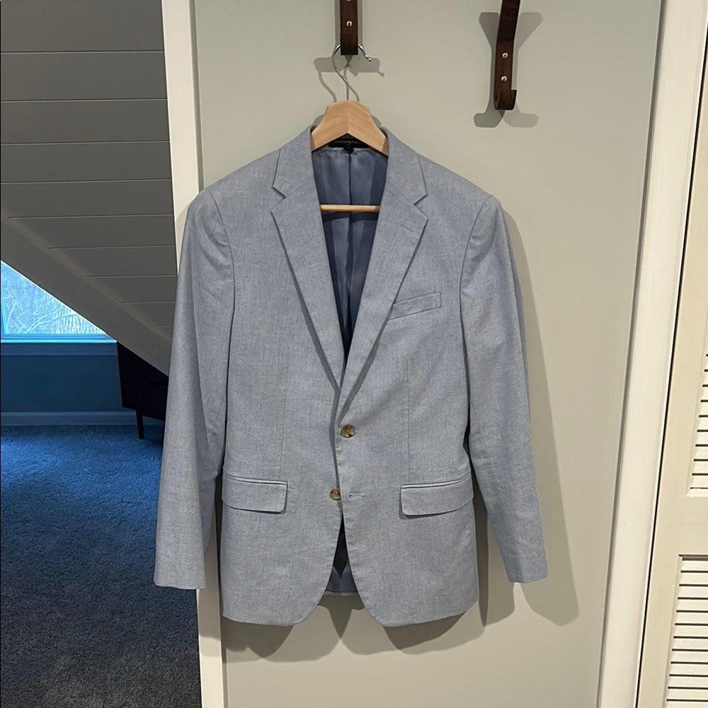 Banana Republic Cotton Blazer (Light Blue)